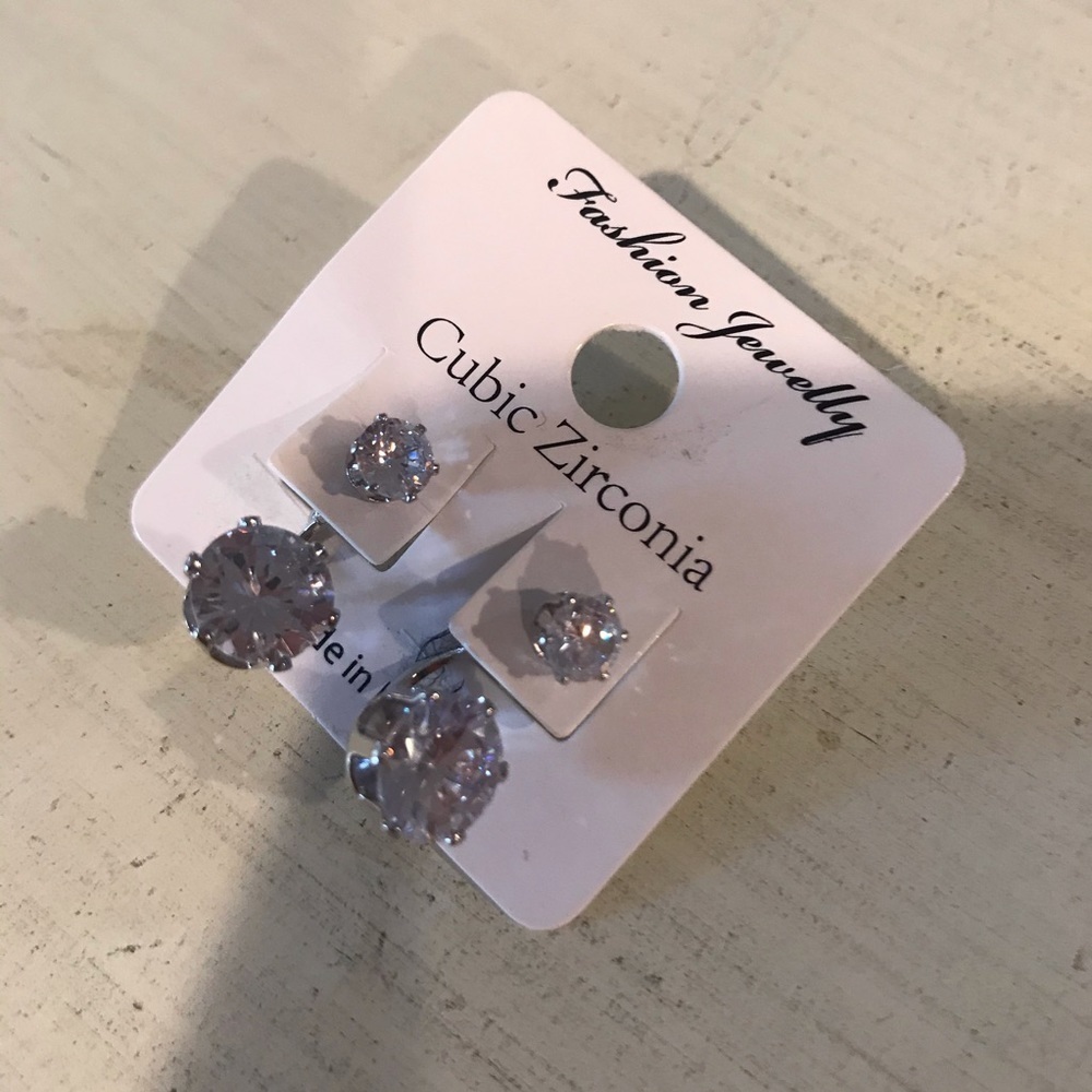💎CZ Double Earrings